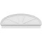 Ekena Millwork Elliptical 4 Spoke Architectural Grade PVC Combination Pediment, 54"W x 20-3/8"H x 2-3/4"P PEDPC054X205ELL04 - alternate 2